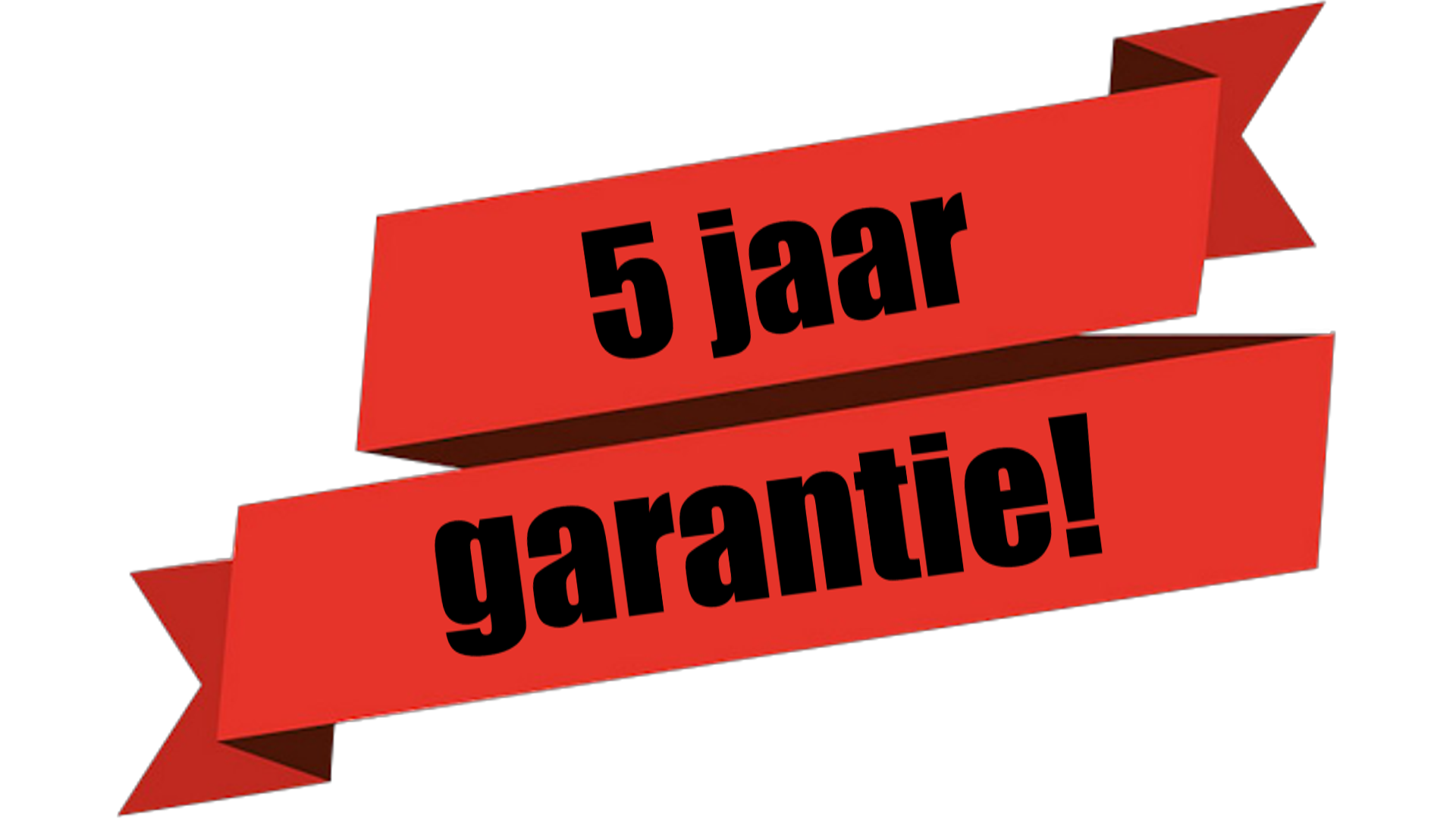 5 Jaar garantie